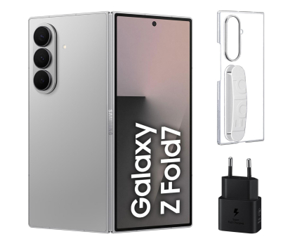 Smartfon / Telefon Samsung Galaxy Z Fold7 12/512GB Srebrny + Clear Case + Charger